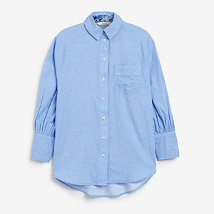 Chambray Blue Oversize Shirt
