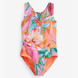 Mango Palm Print Swimsuit (3-12yrs)