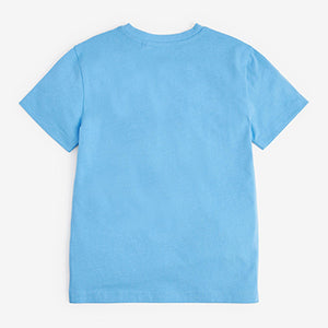 Soft Blue Plain T-Shirt (3-12yrs)
