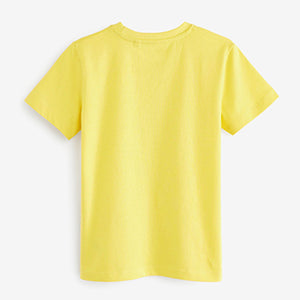 Yellow Plain T-Shirt (3-12yrs)