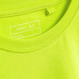 Lime Green Plain T-Shirt (3-12yrs)