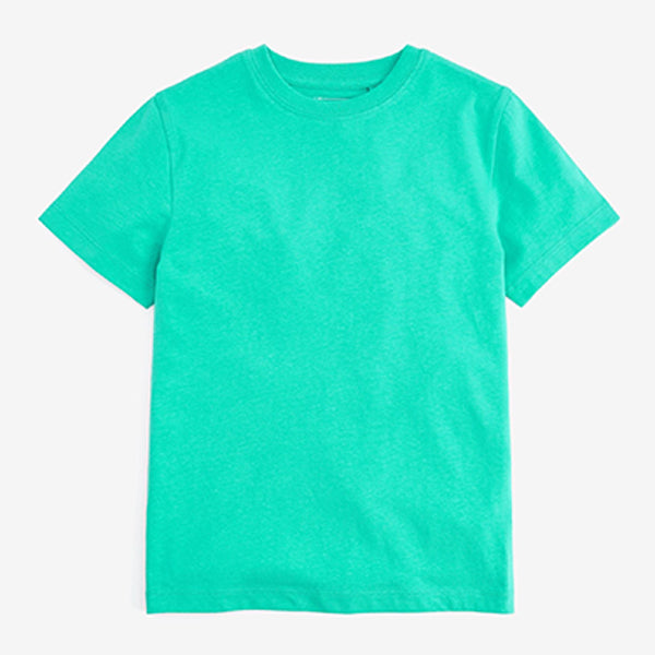 Turquoise Blue Plain T-Shirt (3-12yrs)