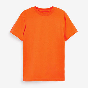 Orange Plain T-Shirt (3-12yrs)