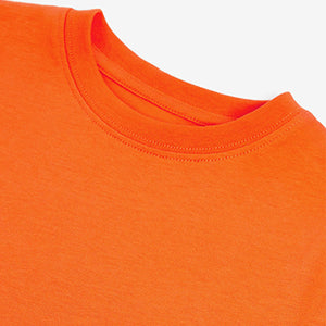 Orange Plain T-Shirt (3-12yrs)
