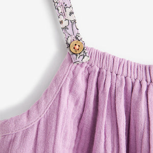 Lilac Purple Animal Print Sundress (3mths-6yrs)