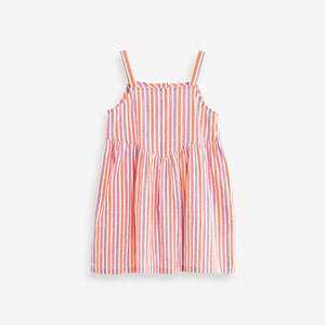 Pink Stripe Cotton Sundress (3mths-6yrs)