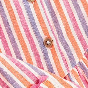 Pink Stripe Cotton Sundress (3mths-6yrs)