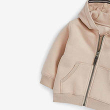 Load image into Gallery viewer, Stone Essential Zip Through Hoodie (3mths-6yrs)

