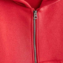 Load image into Gallery viewer, Red Zip Through Hoodie (3-12yrs)
