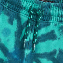Load image into Gallery viewer, Navy Blue Tie Dye All Over Print Shorts (3-12yrs)
