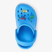 Load image into Gallery viewer, Cobalt Blue Dino Clogs (Younger Boys)
