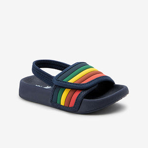 Navy Blue Sliders (Younger Boys)