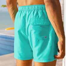 Load image into Gallery viewer, Aqua Blue Essential Swim Shorts
