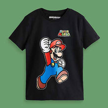 Load image into Gallery viewer, Black Mario Gaming License T-Shirt (3-12yrs)
