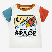 Load image into Gallery viewer, White Rocket Short Sleeve Character T-Shirt (3mths-5yrs)
