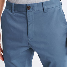 Load image into Gallery viewer, Bright Blue Slim Fit Stretch Chino Trousers
