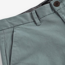 Load image into Gallery viewer, Light Sage Green Slim Fit Stretch Chino Trousers
