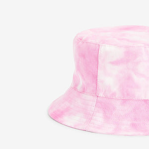 Pink Printed Bucket Hat (3-13yrs)