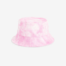 Load image into Gallery viewer, Pink Printed Bucket Hat (3-13yrs)
