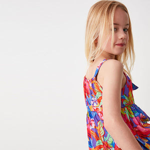Tropical Tie Front Blouse (3-12yrs)