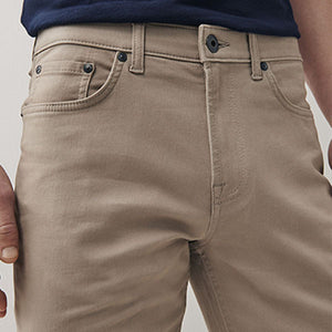 Stone Natural Slim Fit 5 Pocket Motion Flex Stretch Chino Shorts