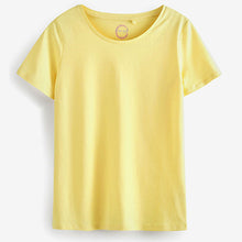 Load image into Gallery viewer, Lemon Yellow Crew Neck T-Shirt
