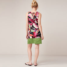Load image into Gallery viewer, Multi Print Linen Blend Summer Shift Dress
