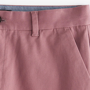Pink Slim Fit Stretch Chino Trousers
