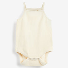 Load image into Gallery viewer, Nude Baby 3 Pack Vest Bodysuits (0mths-18mths)
