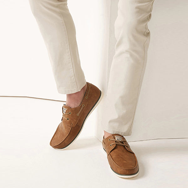 Tan Brown Boat Shoes