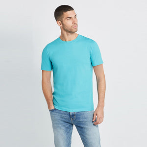 Bright Blue Crew Slim Fit T-Shirt