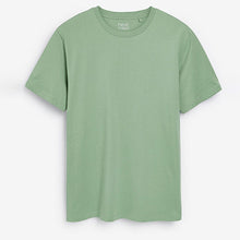 Load image into Gallery viewer, Dusky Green Crew Regular Fit T-Shirt
