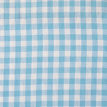 Load image into Gallery viewer, Bright Blue Gingham Regular Fit Short Sleeve Easy Iron Button Down Oxford Shirt
