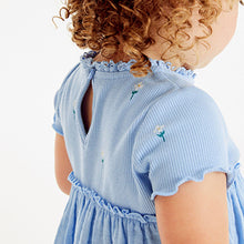 Load image into Gallery viewer, Blue Ditsy Blouse (3mths-5yrs)
