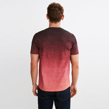 Load image into Gallery viewer, Coral/Red Dip Dye T-Shirt
