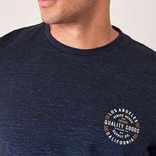 Load image into Gallery viewer, Navy Blue Dip Dye T-Shirt
