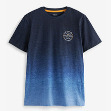 Load image into Gallery viewer, Navy Blue Dip Dye T-Shirt
