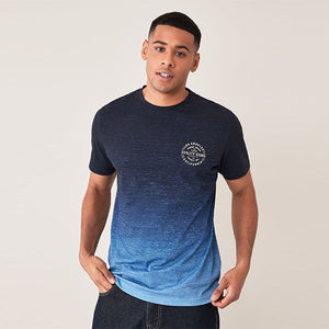 Navy Blue Dip Dye T-Shirt