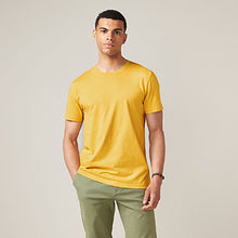 Load image into Gallery viewer, Yellow Crew Regular Fit Essential T-Shirt
