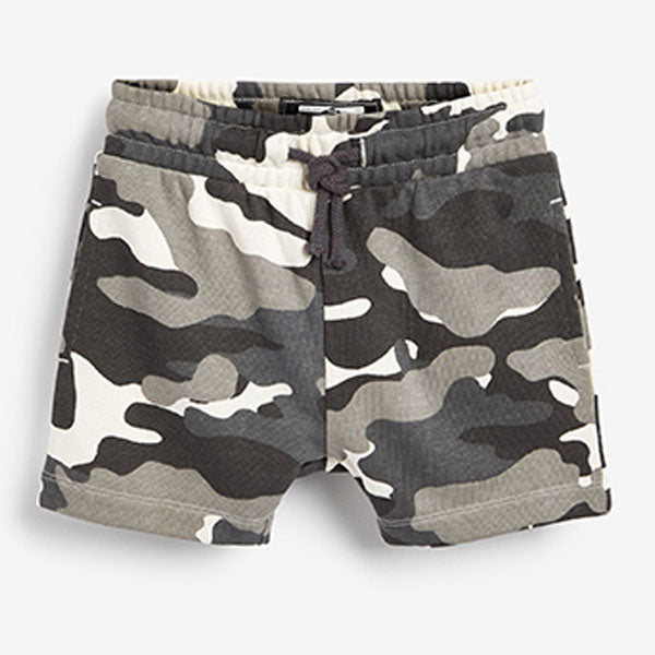 Mono Camouflage All Over Printed Jersey Shorts (3mths-5yrs)
