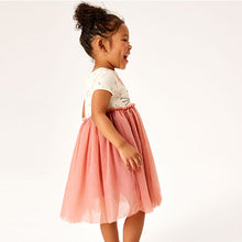 Load image into Gallery viewer, Pink Bunny Short Sleeve Party Tutu Dress (3mths-6yrs)

