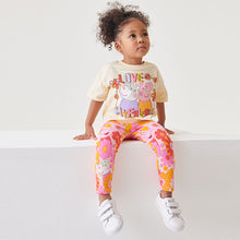 Load image into Gallery viewer, Orange Peppa Pig T-Shirt &amp; Leggings Set (3mths-6yrs)
