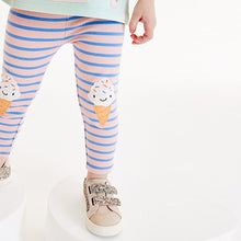 Load image into Gallery viewer, Stripe Embroidered Leggings (3mths-5yrs)
