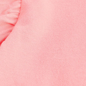 Blush Pink Cotton Puff Sleeve T-Shirt (3mths-6yrs)