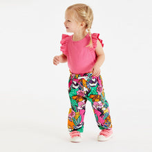 Load image into Gallery viewer, Multi Tropical Jersey Trousers (3mths-6yrs)
