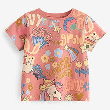 Load image into Gallery viewer, Retro Character Short Sleeve Cotton T-Shirt (3mths-6yrs)
