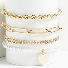 Load image into Gallery viewer, Gold Tone Multi Bracelet Pack
