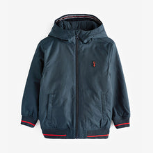 Load image into Gallery viewer, Navy Hooded Bomber Jacket (3-12yrs)
