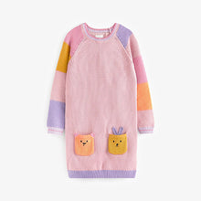 Load image into Gallery viewer, Lilac Purple Jumper Dress And Tights (3mths-5yrs)
