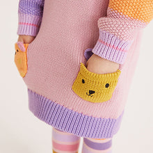 Load image into Gallery viewer, Lilac Purple Jumper Dress And Tights (3mths-5yrs)
